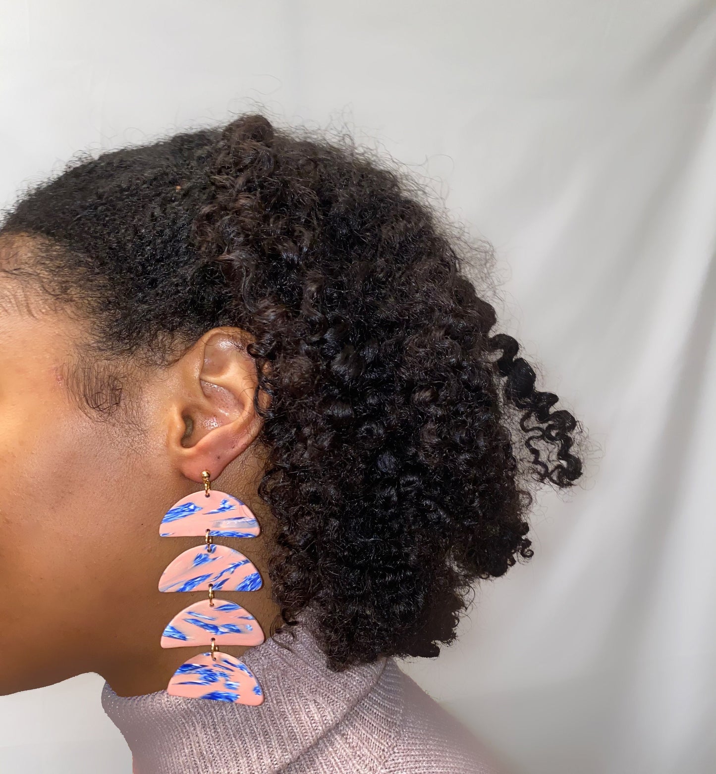 Kay Polymer Clay Earring |Trendy Earring | Statement Earring| Lightweight