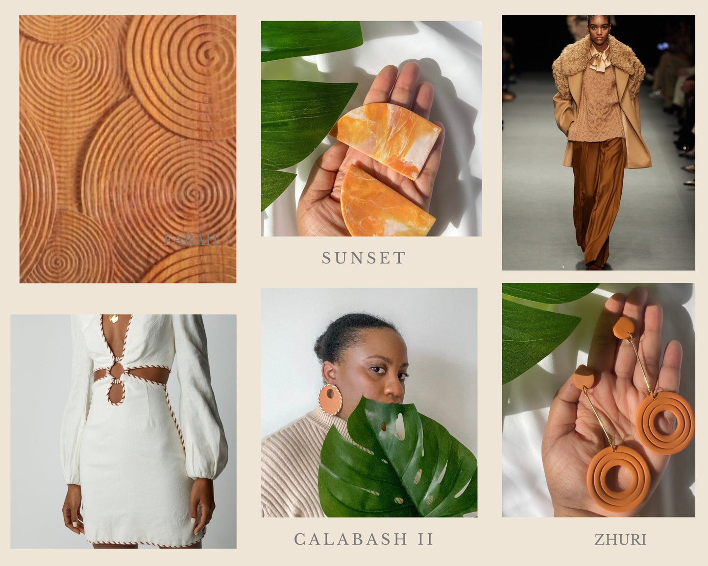 Calabash II Polymer Clay Earring| Trendy Earring | Statement Earring| Lightweight