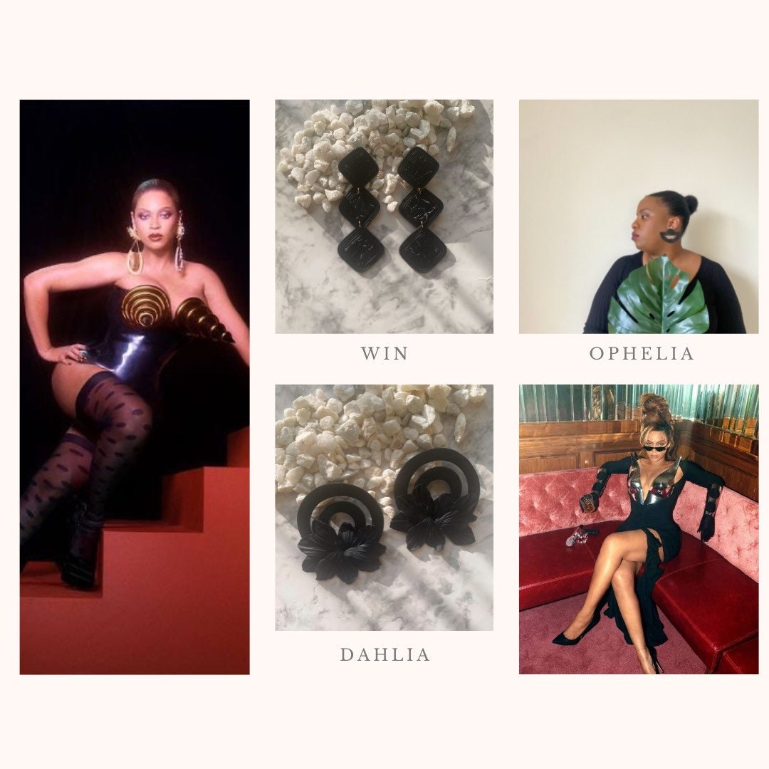 Ophelia Polymer Clay Earring| Trendy Earring | Statement Earring| Lightweight