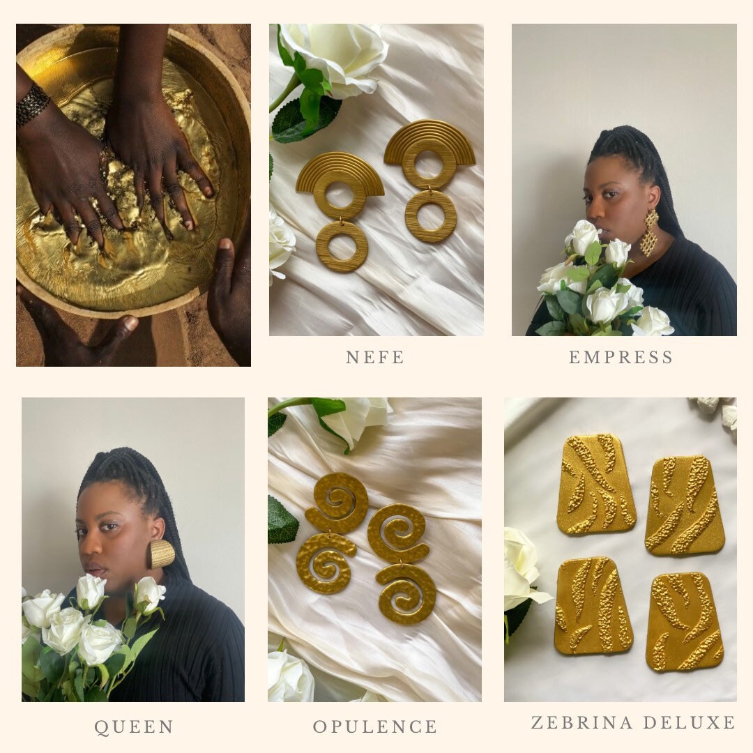 Queen Polymer Clay Earring| Trendy Earring | Statement Earring| Lightweight