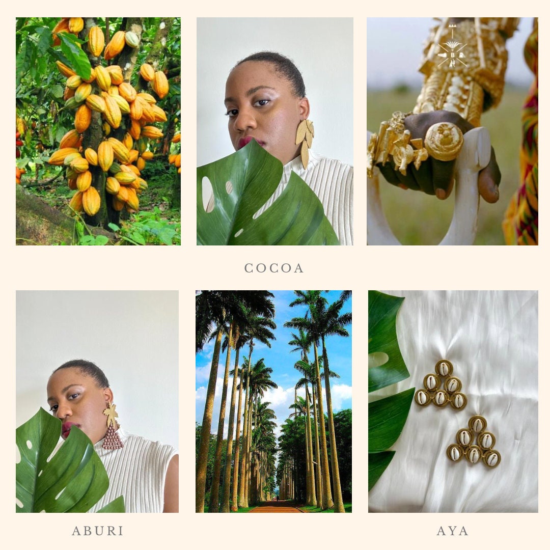 Cocoa Polymer Clay Earring| Trendy Earring | Statement Earring| Lightweight