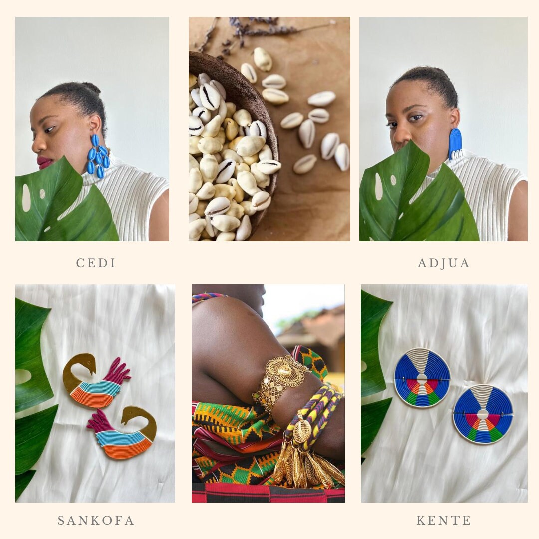 Adjua Polymer Clay Earring| Trendy Earring | Statement Earring| Lightweight