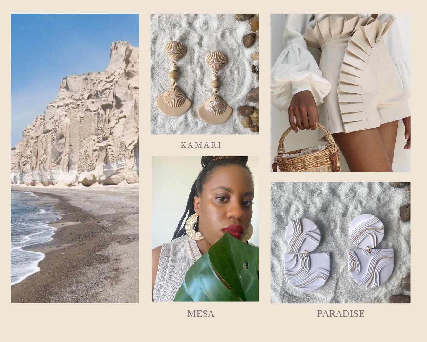 Kamari Polymer Clay Earring| Trendy Earring | Statement Earring| Lightweight