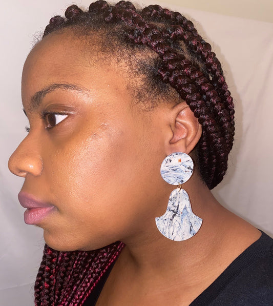 Belle| Polymer Clay Earring