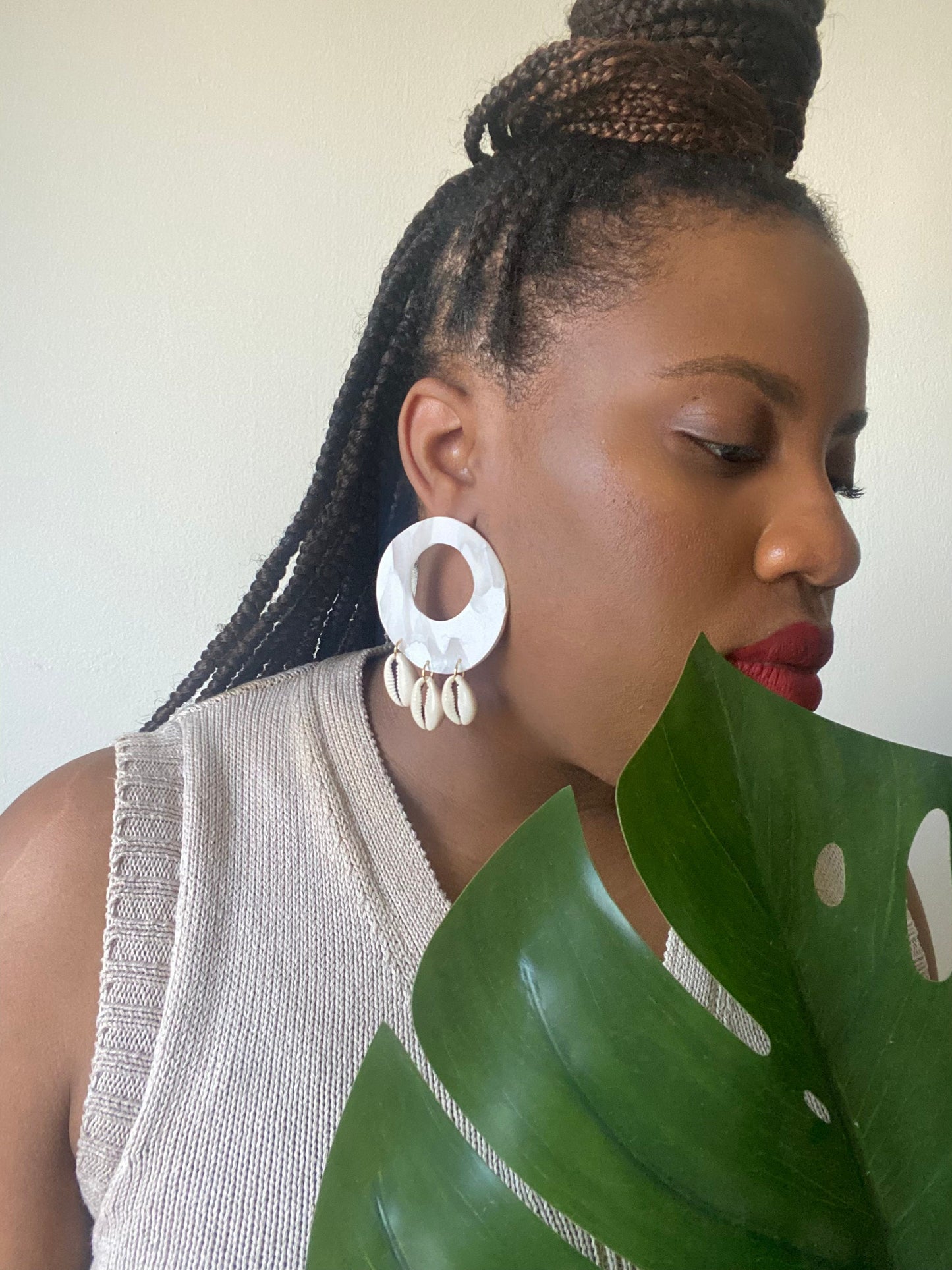 Calabash| Polymer Clay Earring |Trendy Earring | Statement Earring| Lightweight