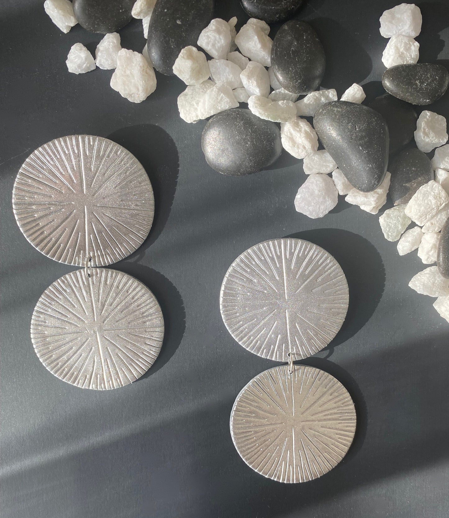 Starburst Drop Polymer Clay Earring| Trendy Earring | Statement Earring| Lightweight