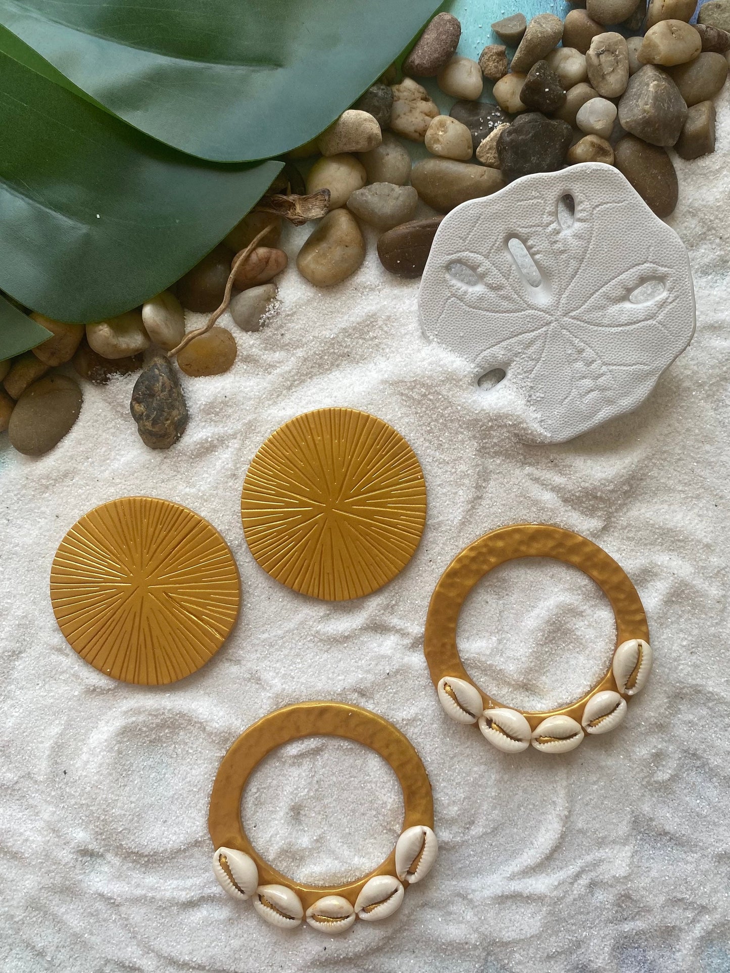 Oia Polymer Clay Earring| Trendy Earring | Statement Earring| Lightweight