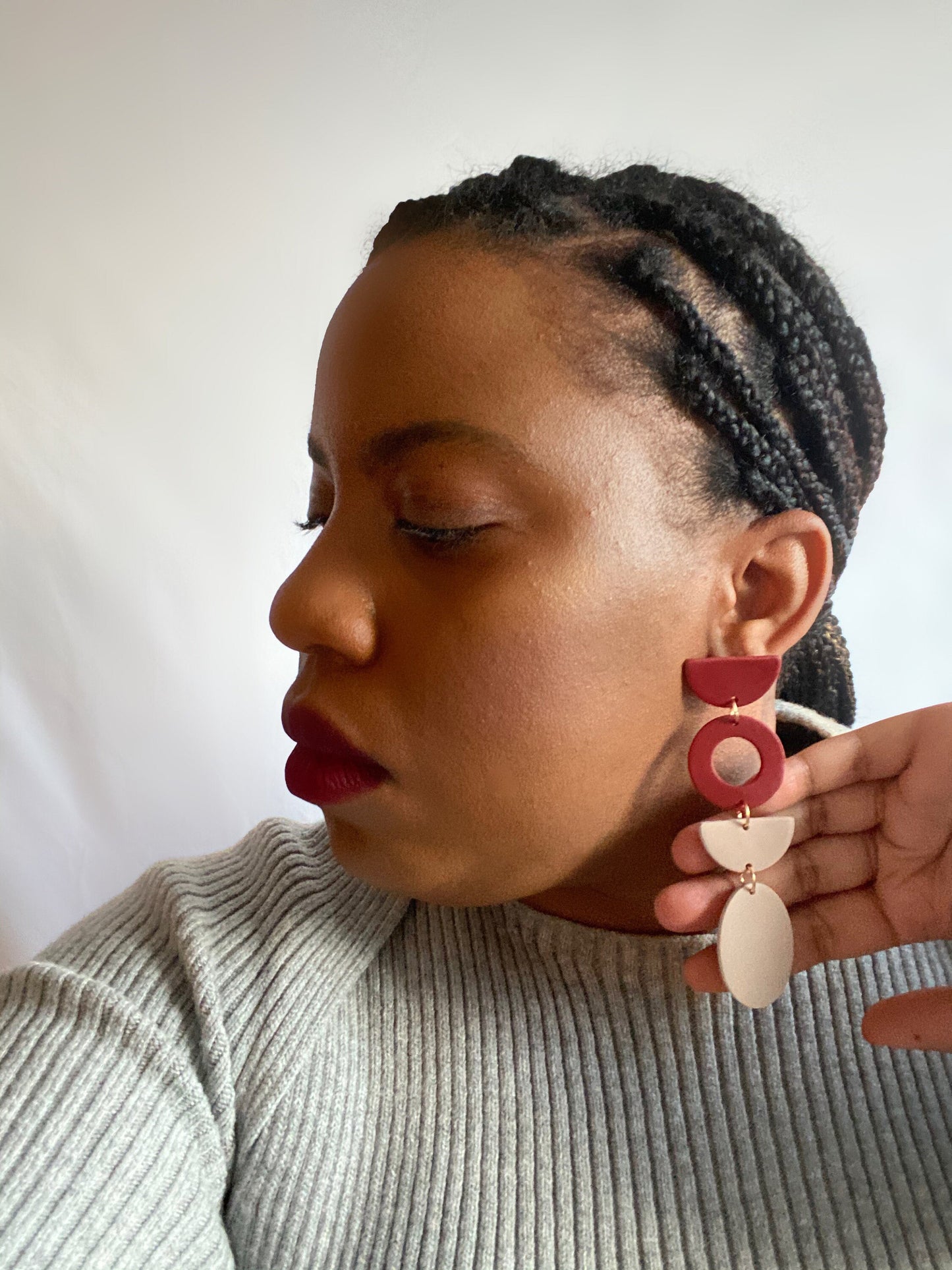 Nena| Polymer Clay Earring