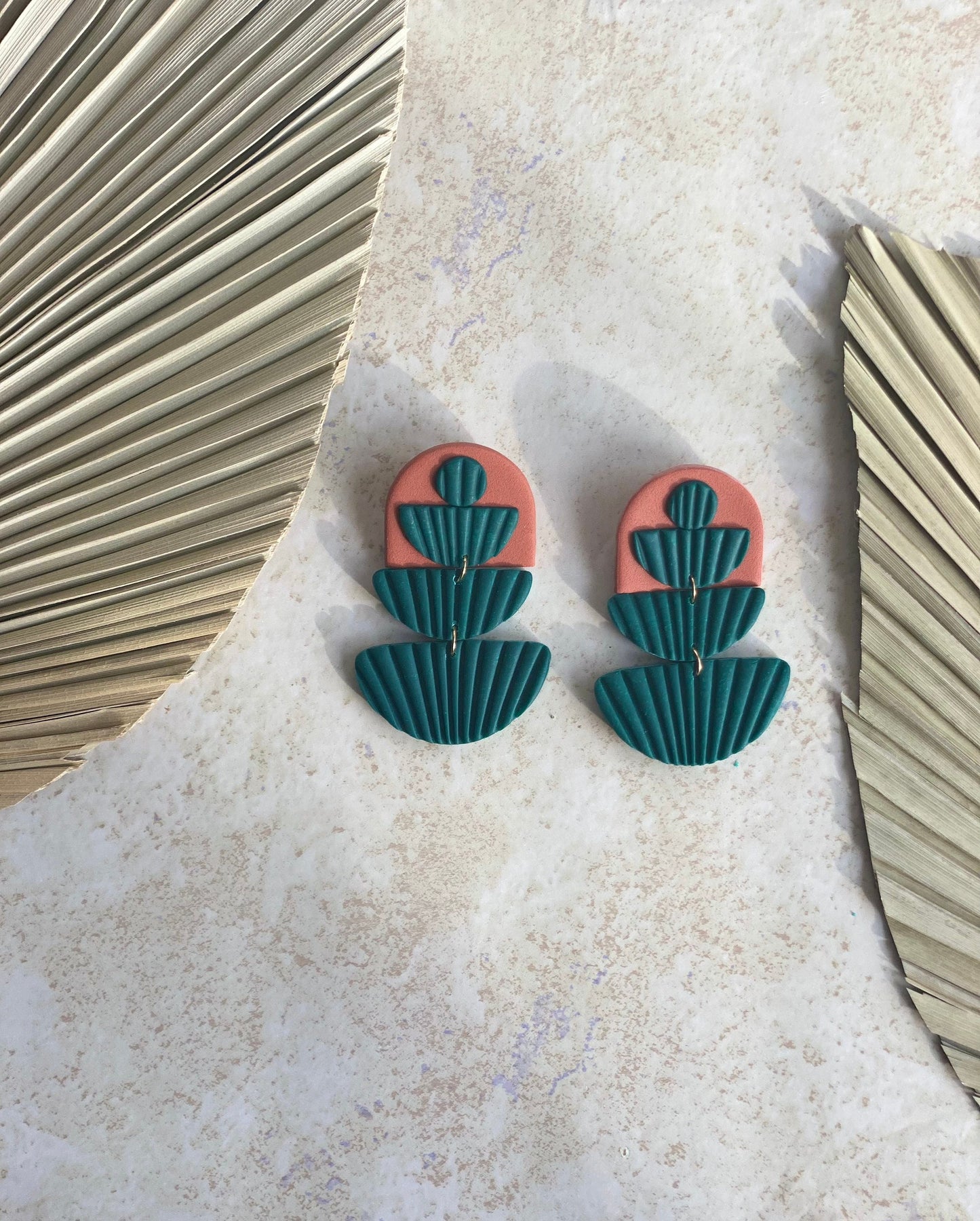 La Palma |Polymer Clay Earring |Trendy Earring | Statement Earring| Lightweight