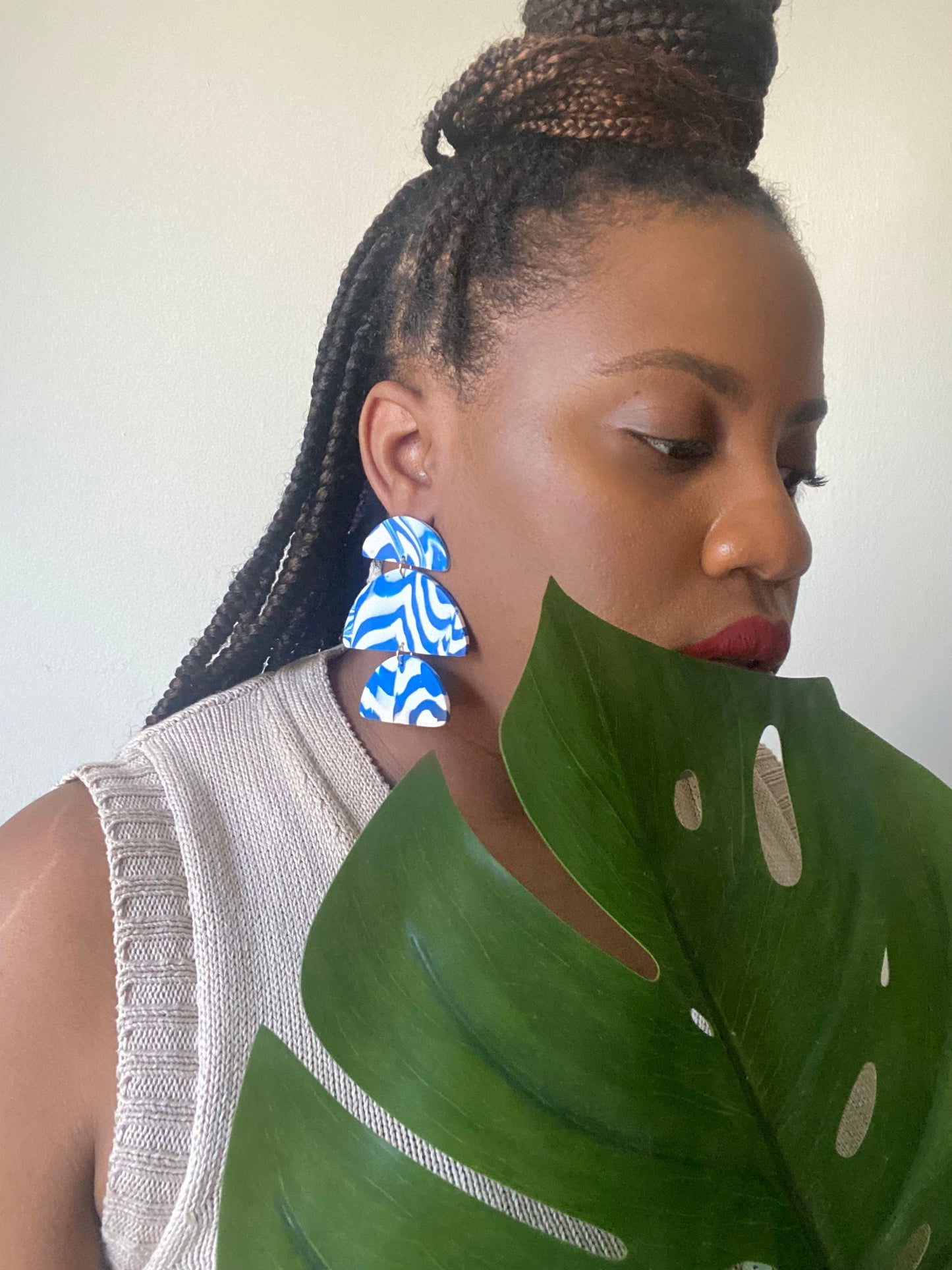 Wild Side |Polymer Clay Earring |Trendy Earring | Statement Earring| Lightweight