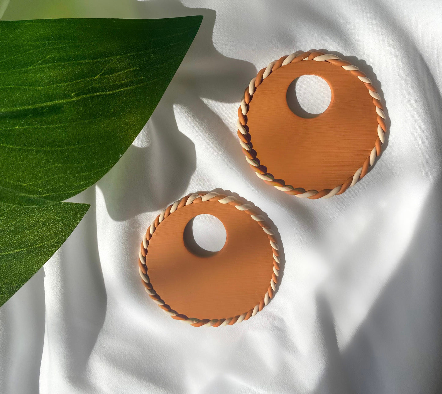 Calabash II Polymer Clay Earring| Trendy Earring | Statement Earring| Lightweight