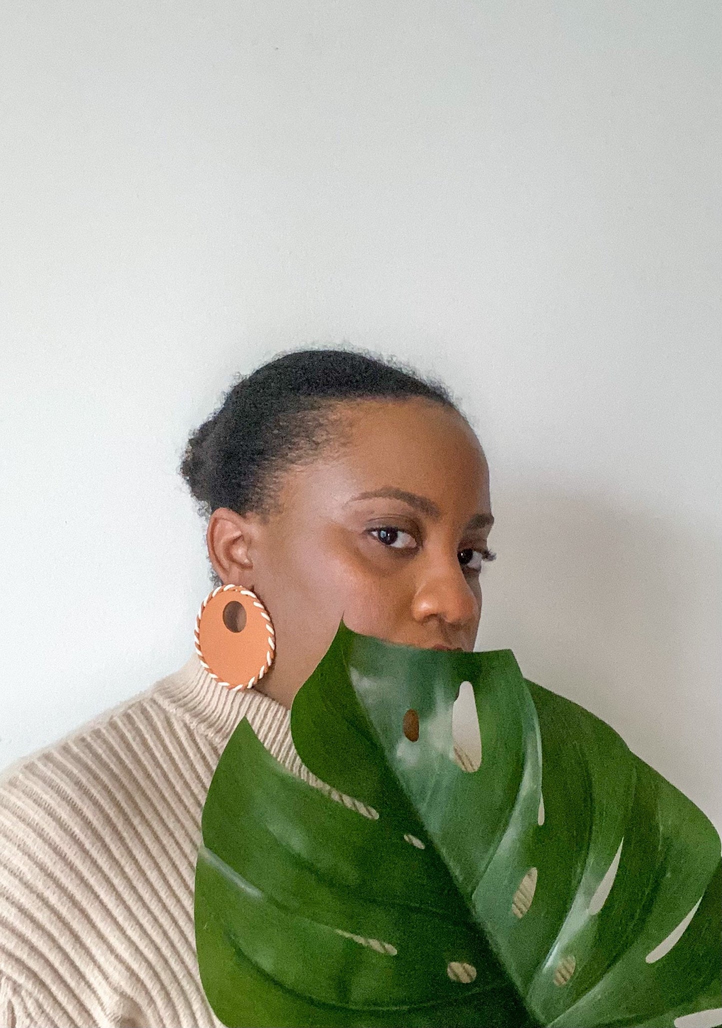 Calabash II Polymer Clay Earring| Trendy Earring | Statement Earring| Lightweight