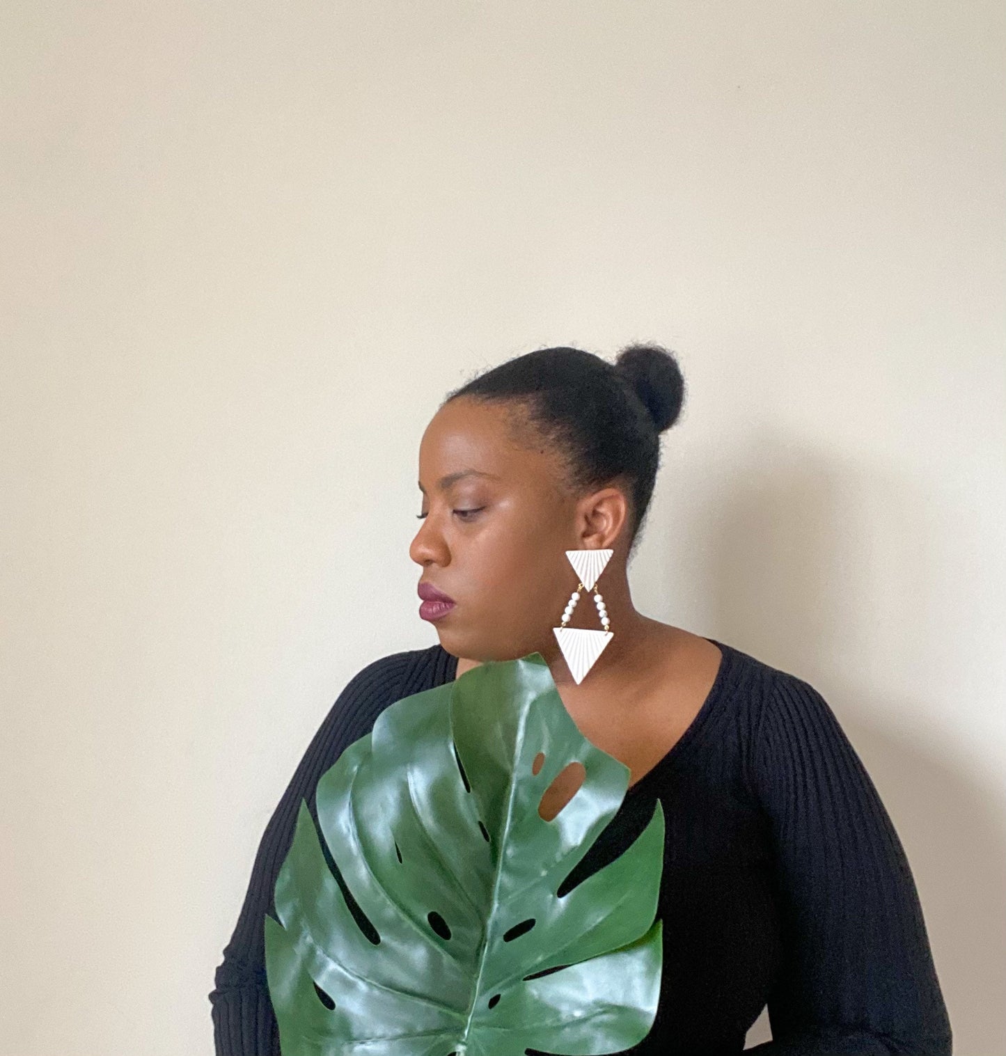 Raye Polymer Clay Earring| Trendy Earring | Statement Earring| Lightweight