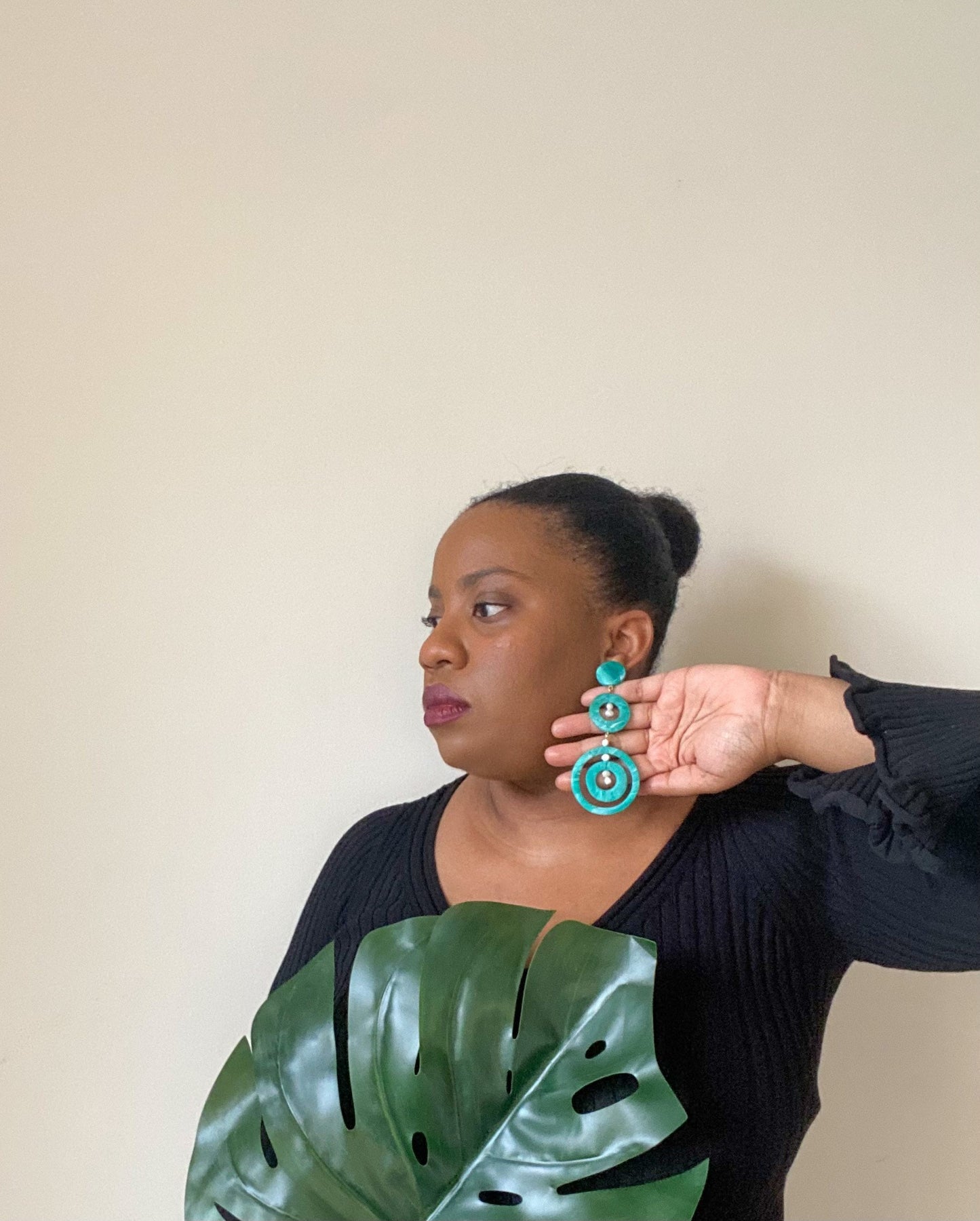 Diva Polymer Clay Earring| Trendy Earring | Statement Earring| Lightweight