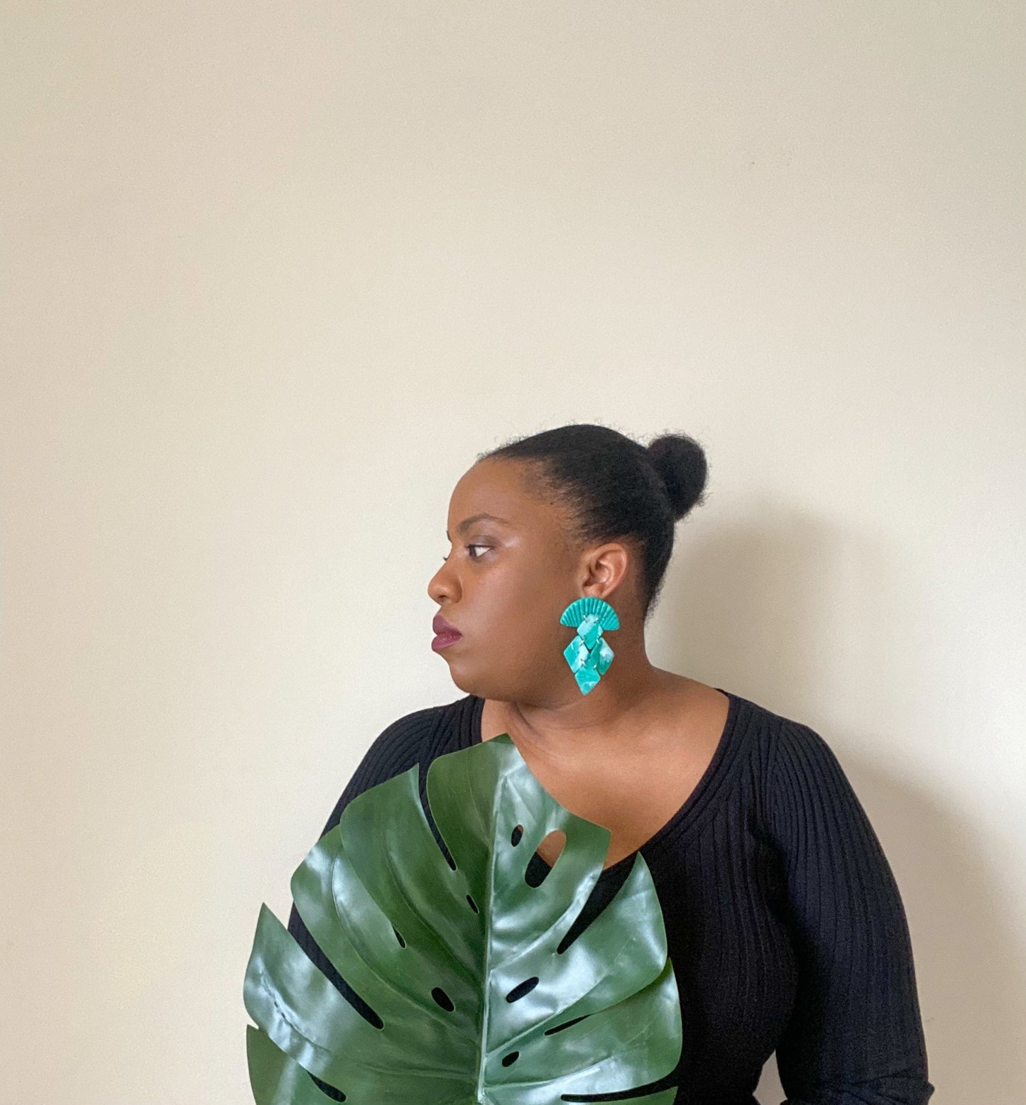 Giselle Polymer Clay Earring| Trendy Earring | Statement Earring| Lightweight