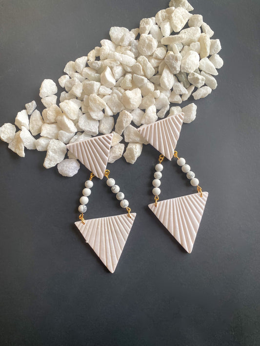 Raye Polymer Clay Earring| Trendy Earring | Statement Earring| Lightweight