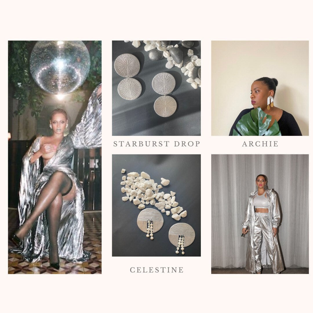 Archie Polymer Clay Earring| Trendy Earring | Statement Earring| Lightweight