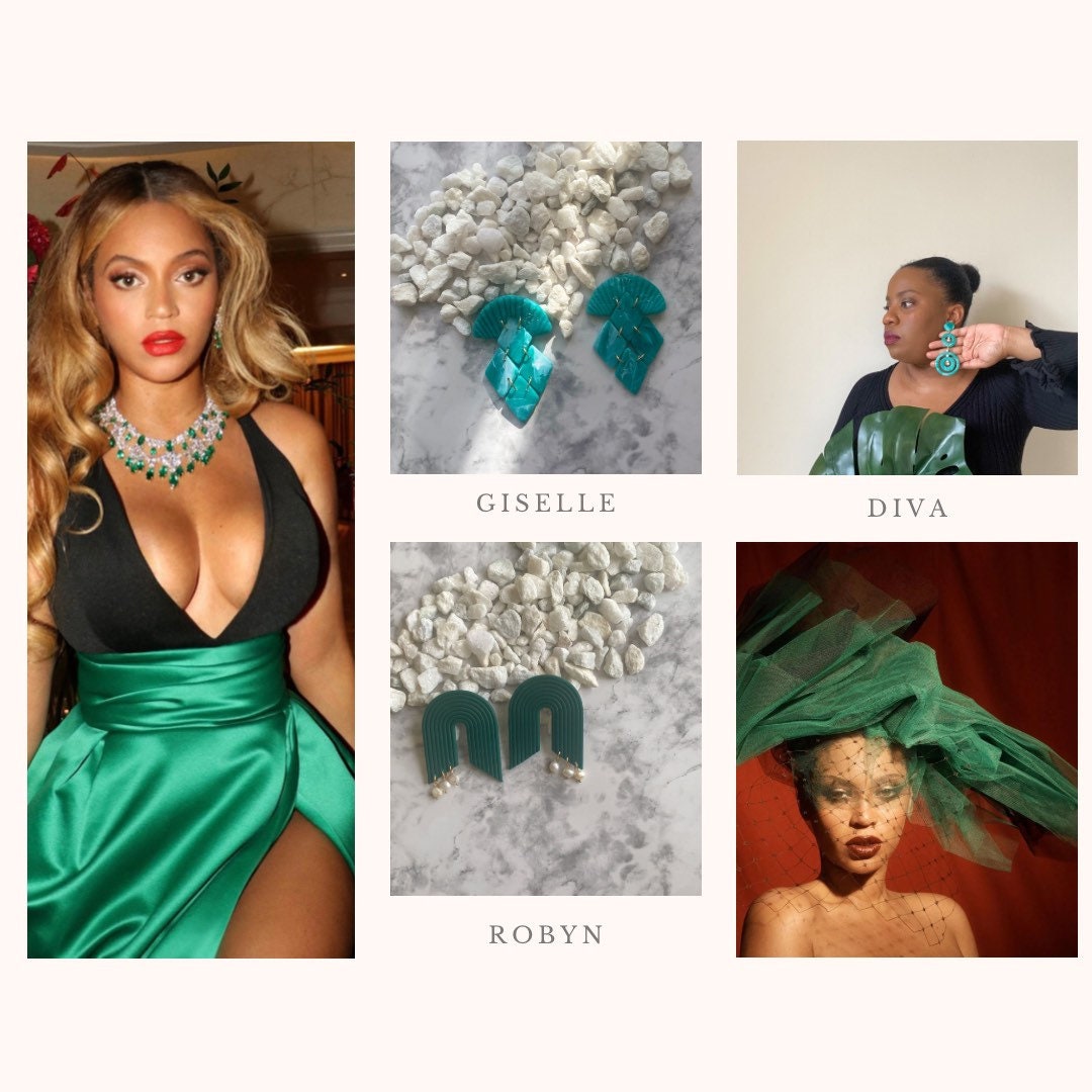 Diva Polymer Clay Earring| Trendy Earring | Statement Earring| Lightweight