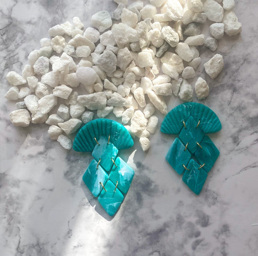 Giselle Polymer Clay Earring| Trendy Earring | Statement Earring| Lightweight