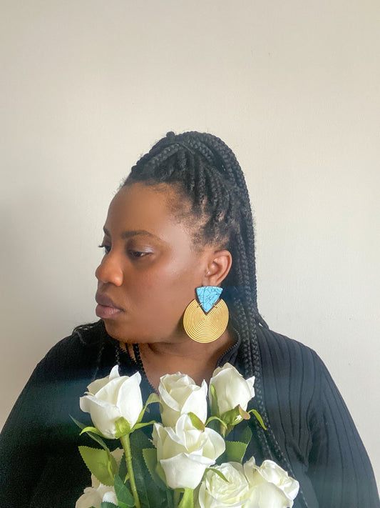 Royalty Polymer Clay Earring| Trendy Earring | Statement Earring| Lightweight