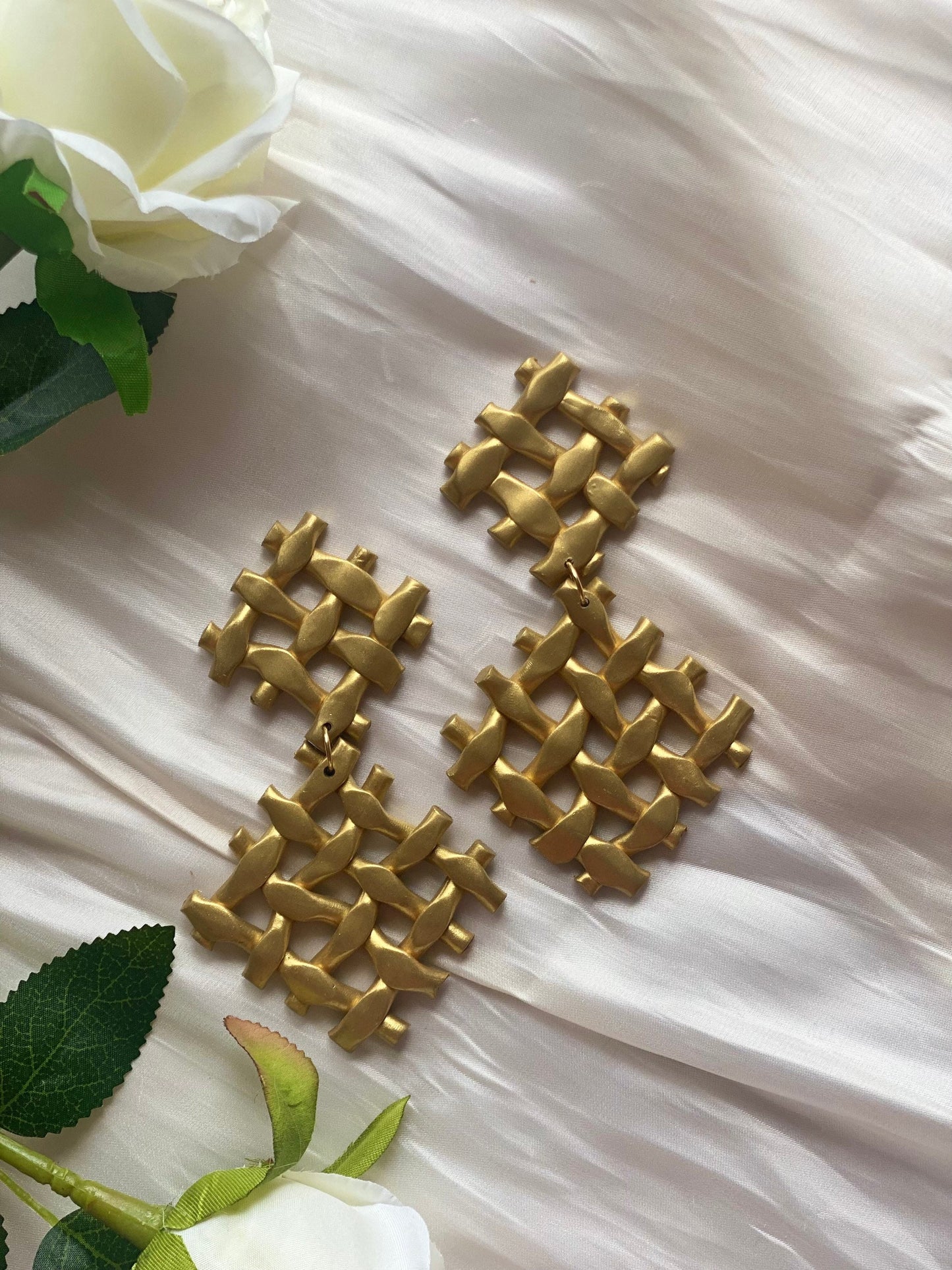 Empress Polymer Clay Earring| Trendy Earring | Statement Earring| Lightweight