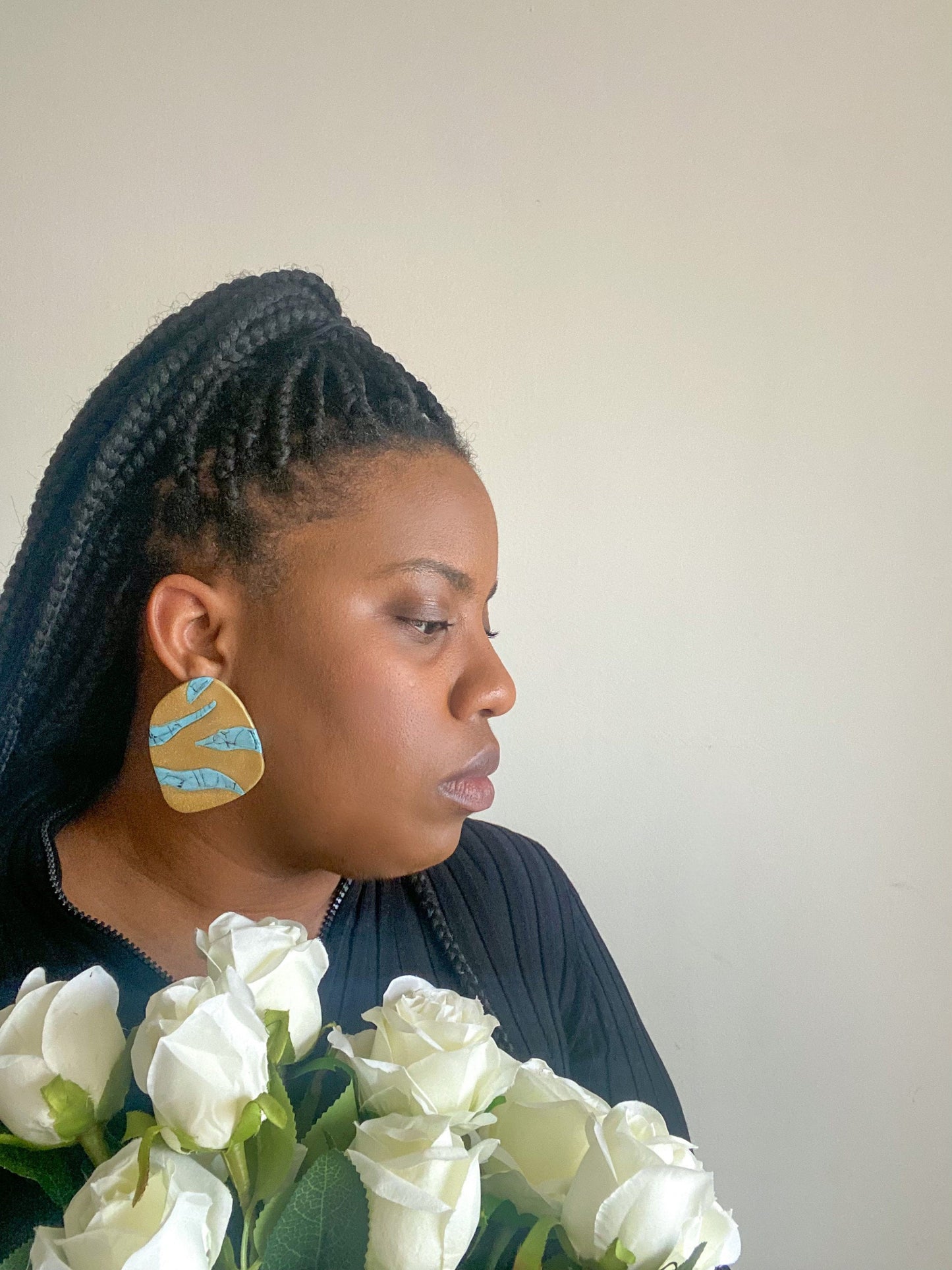 Reyna Polymer Clay Earring| Trendy Earring | Statement Earring| Lightweight