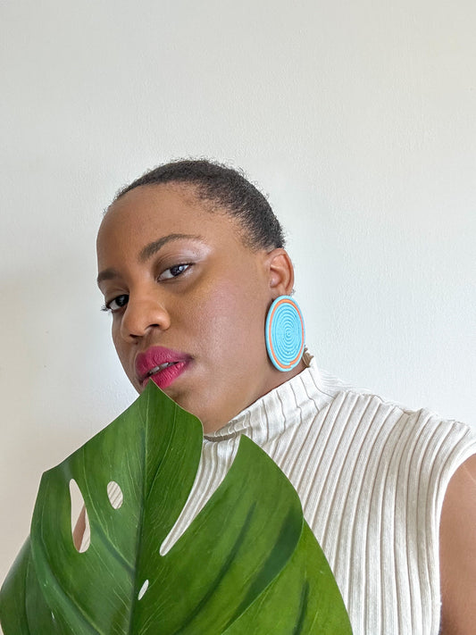 Bolga Polymer Clay Earring| Trendy Earring | Statement Earring| Lightweight