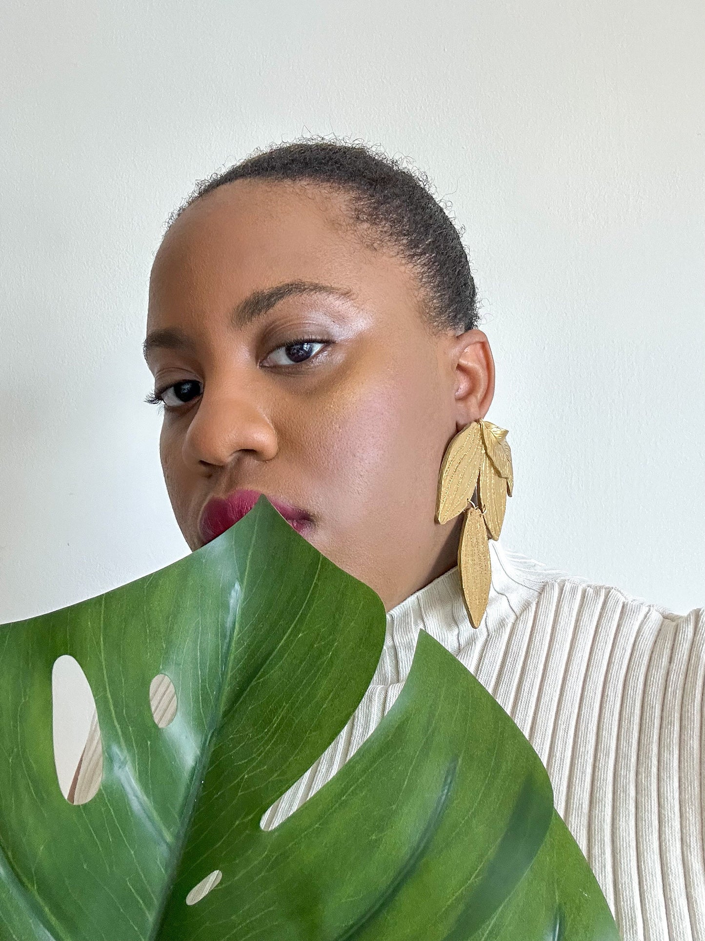 Cocoa Polymer Clay Earring| Trendy Earring | Statement Earring| Lightweight